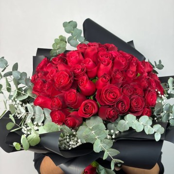 Redera Deluxe Kırmızı Gül Buketi