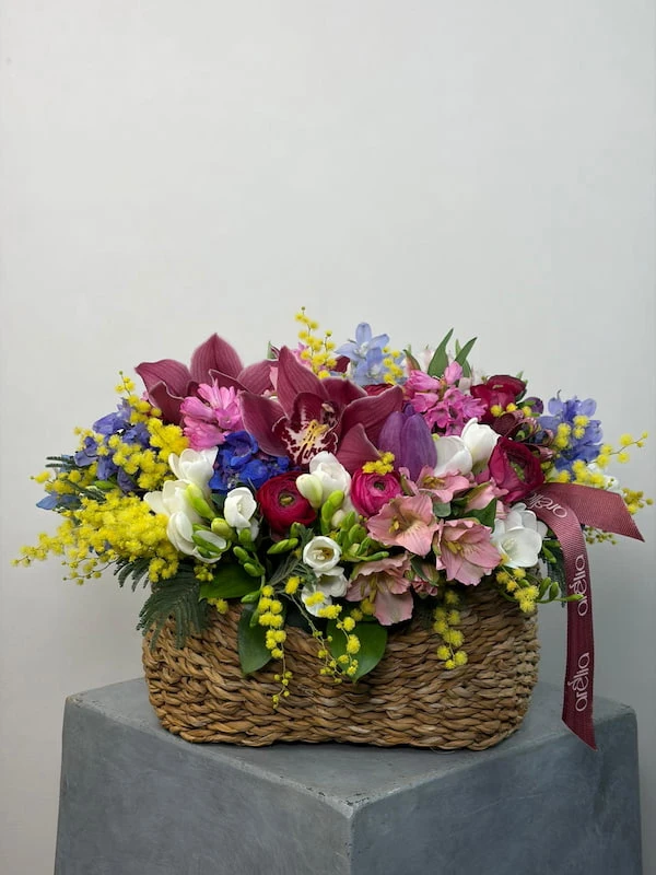 Sümbül Bahar Sepet Aranjmanı