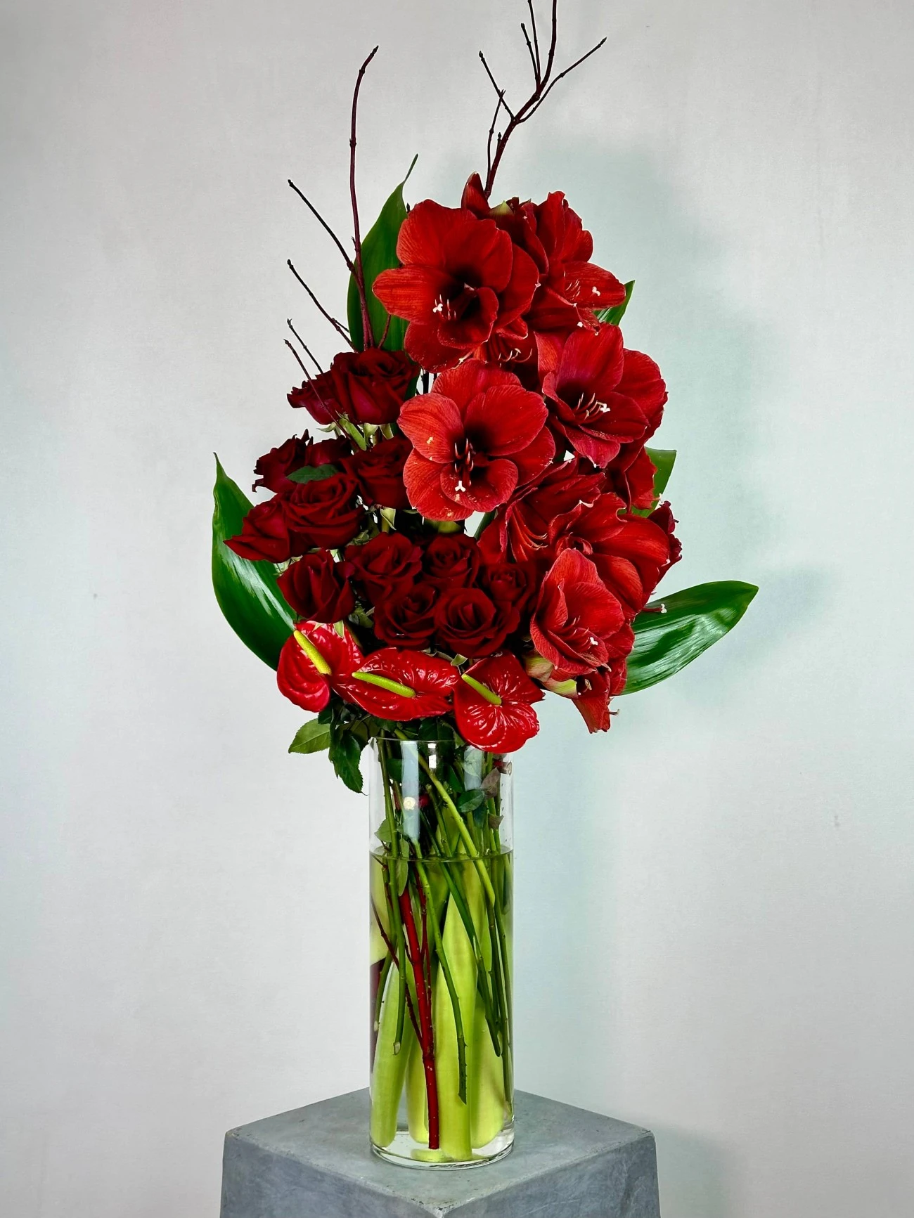 Roux Cam Vazo Aranjman