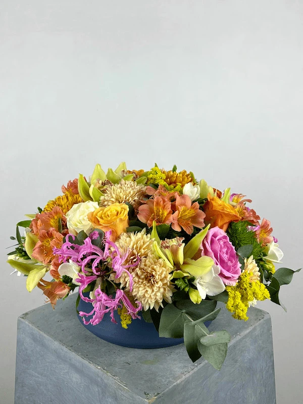 Yatay Rengarenk Bahar Aranjman