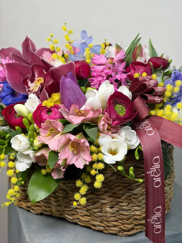 Sümbül Bahar Sepet Aranjmanı